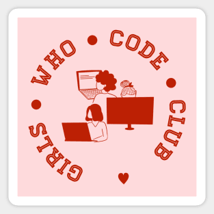 Girls who code club Sticker